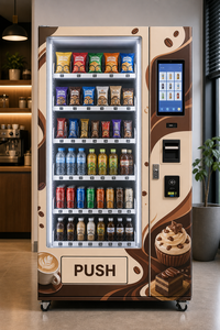 Distributore Automatico Refrigerato di Bevande in Acciaio Inossidabile con Touch Screen, Pagamento Multi-Valuta, per Uso Commerciale, Basato su Cloud - Product Image 2