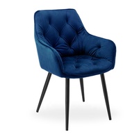 Fauteuil rembourré en velours capitonné étoilé pour la maison, les restaurants, les hôtels et les cafés (vente en gros)