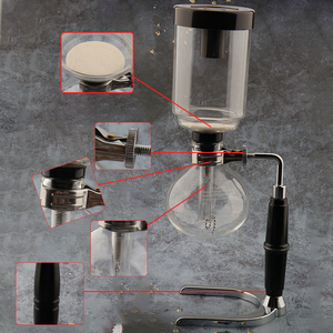 Caffettiera a Sifone in Vetro per Cucina Domestica, 3/5 Tazze, Caffettiera a Sifone Bilanciato - Product Image 5