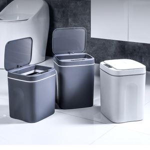 14L Intelligent Trash Can Automatic Sensor Dustbin Smart Electric Waste Bin Rubbish Can For Kitchen