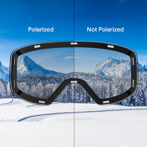 Lunettes de snowboard à lentille magnétique avec <span class=keywords><strong>masque</strong></span> cylindrique Lunettes de sport compatibles avec les pistes et les casques de motoneige - Product Image 4