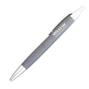 Stylo à bille publicitaire en plastique à clic, avec logo gravé, pour cadeaux, hôtels, salles de réunion - Product Image 4