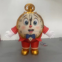 Mascotte gonflable personnalisée de personnage de dessin animé, modèle Pocket Clock Doll, pour activité sur le thème d'Alice, spectacle de fête foraine