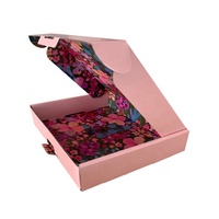 Couvercle de canapé ondulé noir mat, boîte d'emballage de textile domestique, boîte de livraison Express