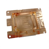Dissipateur thermique à ailettes empilées personnalisées avec base en cuivre massif pour serveur en rack CPU et GPU