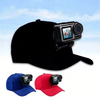 Adaptateur de montage en forme de J PULUZ pour casque, étanche 4K, anti-tremblement 50m, accessoire caméra pour Osmo Action et caméras de la série