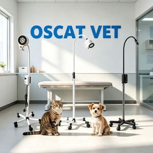 Lámpara LED OSCAT <span class=keywords><strong>para</strong></span> Exámenes Veterinarios, Soporte Rodante, Luz <span class=keywords><strong>para</strong></span> Cirugía Menor, Equipo Veterinario <span class=keywords><strong>para</strong></span> Gatos y <span class=keywords><strong>Perros</strong></span>, Clínica <span class=keywords><strong>Veterinaria</strong></span> - Product Image 1