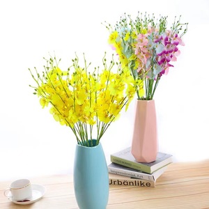 Orquídea artificial corta de 55 cm de altura, ramo de flores artificiales de simulación para decoración del hogar y bodas - Product Image 4
