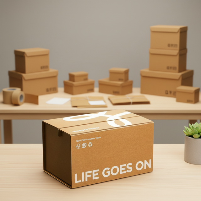 High Quality Kraft Mailer Cardboard Carton Shipping Boxes for Clothing and Shoes Packing Eco-Friendly Paper Boxes
