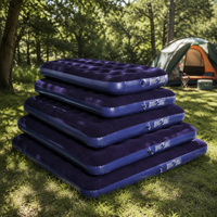 Matelas Gonflable Robuste Queen Size Facile à Ranger, Matelas Pneumatique Gonflable Queen de 24 Pouces, Lit Gonflable Queen Size