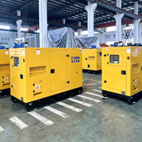 Groupe électrogène diesel Weichai 40 kVA 33 kW, type ouvert silencieux personnalisé XCMG, 50 Hz, 1500 tr/min, contrôleur automatique, garantie 1,5 an