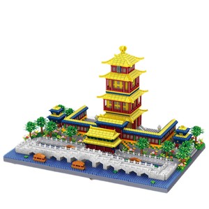 Lz8308 Modelo de Bloques de Construcción del Palacio de Verano de Pekín, Micropartículas, Dunhuang, <span class=keywords><strong>Luna</strong></span> Creciente, Edificios Chinos de Primavera - Product Image 1