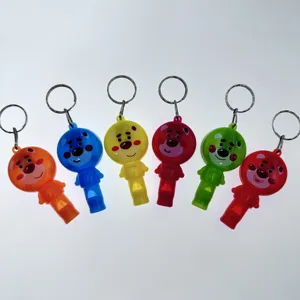 High Popularity Plastic Car Keyring Led Key Chain Kids Toy Cartoon Design Eco-Friendly Plastic Printed Keychain