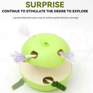 Nouveau jouet pour chat en forme de pomme rechargeable de haute qualité, jouet électrique à très longue durée de vie avec bâtonnet taquin pour soulager l'ennui du chat, jouet pour animaux de compagnie - Product Image 4