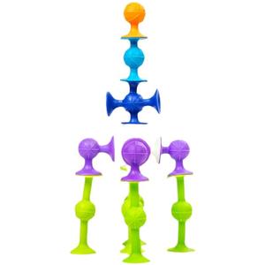 Paquete sensorial de creatividad para niños, plástico educativo blandos de bloques de construcción, montaje versátil para enseñanza de jardín de infantes, diversión de succión - Product Image 2