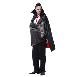 Costume de fête cosplay pour hommes adultes, veste de chevalier médiéval européen, <span class=keywords><strong>prince</strong></span>, vampire, cape - Product Image 3