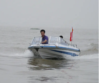 Bateau Jet en Fibre de Verre Personnel Meilleur Design pour Sports Nautiques, Kart, Vente Multi-Fonctionnel, Bateau Rapide Compétitif et de Divertissement