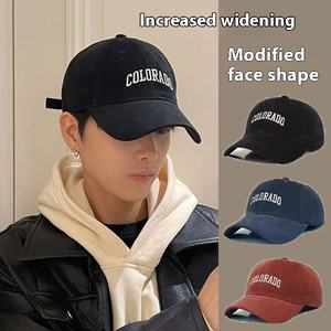หมวกเบสบอลปักลายใหม่สำหรับผู้หญิงและผู้ชาย, หมวกเบสบอลปักลายแบบแข็งทรงเส้นรอบวงศีรษะขนาดใหญ่สำหรับฤดูใบไม้ผลิฤดูหนาวสำหรับผู้ชาย - Product Image 5