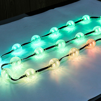 SHIJI Usine Personnalisé DC12V 3D Boule Lumineuse 360 Degrés IP67 Étanche LED Guirlande Lumineuse Point Suspendu Source Lumineuse Éclairage