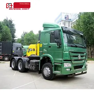 371HP HOWO 6X4 LHD Heavy duty Tractor truck for semi trailer to Africa Asia