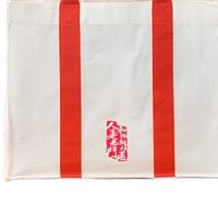 Sac fourre-tout en coton calicot pliable géométrique, réutilisable, écologique, durable, design recyclé, avec poignée longue pour sublimation – Vente en gros