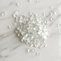 Granulés de verre transparent broyé pour la décoration de pierre technique Terrazzo