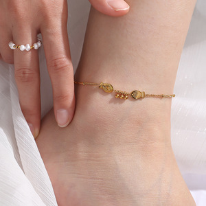 Collar con colgante de Piscis, conjunto de joyería con dijes de constelación de aleación de zinc dorado para mujer, regalo - Product Image 2