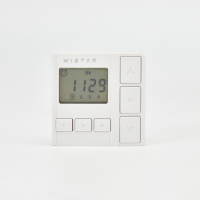 Télécommande murale à quatre canaux avec minuterie, émetteur à affichage LCD, alimenté par piles 3V