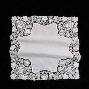Serviettes brodées en coton faites à la main pour Pâques, <span class=keywords><strong>mouchoirs</strong></span> personnalisés pour mariage et fête, 30x30cm - Product Image 2