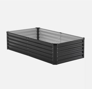 Jardinera Rectangular Galvanizada de Instalación Rápida, Resistente a la Oxidación, Personalizable, para Cultivo de Tomates, Pimientos y Hierbas - Product Image 4