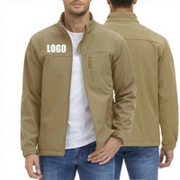 Veste tactique à logo personnalisé, veste coupe-vent en softshell, veste imperméable, veste bomber d'hiver, veste zippée pour homme, veste de chasse