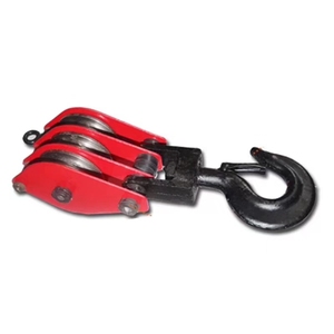 Polea Industrial de Alta Capacidad, 120 Toneladas, 200 Toneladas, Tipo Gancho y Grillete, Rueda de Acero, <span class=keywords><strong>Eslingas</strong></span>, Certificación CE, Marca Roja SHUHUI - Product Image 6