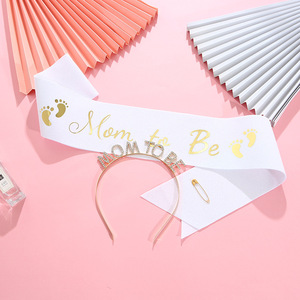 Il Festival della festa SP-714 favorisce la mamma ad essere il papà della fascia per essere la fascia per il Baby Shower - Product Image 6