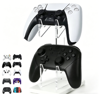 Soporte Transparente de Acrílico para Dos Controles de Juego, Soporte Universal para PS5, Xbox y Switch