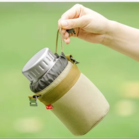 Bouteille d'eau en titane haute capacité 900 ml, cyclisme, camping, alpinisme, large ouverture, sans filetage, légère, bouteille de sport pour boisson