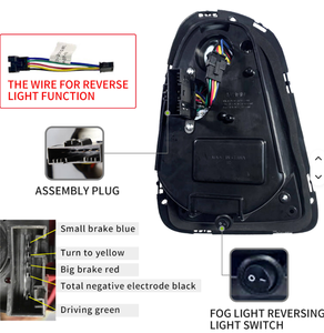 Weliftrich ไฟท้าย LED สำหรับมินิคูเปอร์ R56 R57 R58 R59 2007-2014แบบปลั๊กแอนด์เพลย์ - Product Image 3