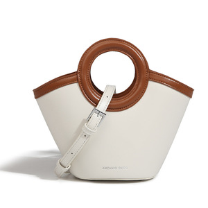 Sac seau tendance 2023, sac messager simple, sac à bandoulière de créateur, sac à main en PU pour femmes, sacs à main pour femmes - Product Image 1