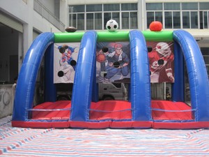 Arena de Fútbol Inflable de PVC Azul (7mL*4mW*4mH) con Capacidad para 500 kg y 10 Personas para Eventos y Fiestas - Product Image 2