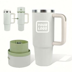 Presse-agrumes électrique portable multifonctionnel pour cuisine et extérieur, 30 oz, avec logo personnalisé, écologique, pour voiture, vente en gros - Product Image 4