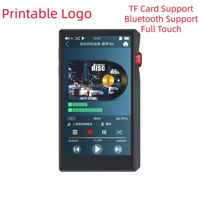 Factory 4.5 Inch Full Touch Screen BT 24Bit HiFi Lossless MP3 Player Support DSD OTG USB Disk Portable Music Player