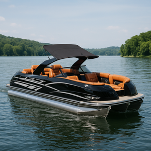 Yacht de luxe en aluminium de 27 pieds homologué CE, fabrication soudée, pour la pêche sportive et les loisirs, chargement en conteneur - Product Image 4
