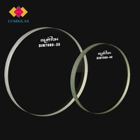 ISUNTON - Ventana de Visión de Vidrio de Borosilicato Templado Roscado, 110 mm, 12.5 m -100/+280, Resistencia a la Temperatura, 10 Bares