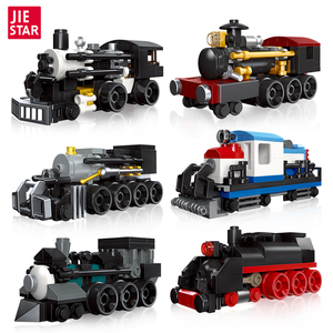 JIESTAR Đồ Chơi Bộ Mô Hình Xe Lửa Mini Soi Sáng 463 Món Quà Bé Trai Bán Sỉ Đồ Chơi Xe Lửa Nhỏ Bằng Nhựa Tự Làm Cho Trẻ Em - Product Image 1