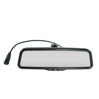 Monitor de pantalla completa con espejo interior OEM de 9,66 pulgadas compatible con entrada de señal de vídeo AHD/CVBS