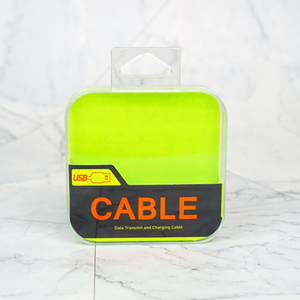 Wholesale Small Plastic USB Data Cable Clear Packaging Box
