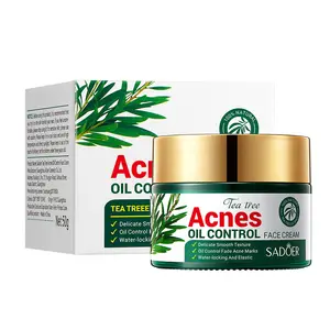 Genezing Van De Huid Van Het Gezicht Tea Tree Bladeren Kruidenacne Reinigende Crème Kruidenacne Reinigingscrème Voor Melasma