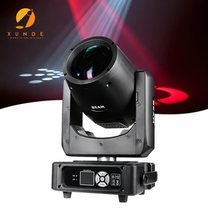 Faro a Testa Mobile 230W per DJ e Bar, Luce LED Rotante per Palcoscenico con Apertura Colorata - Product Image 1