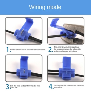 Nanchao borne de sertissage transfrontalière vente chaude connecteurs de câbles électriques bornes de fil de verrouillage d'épissure rapide rapide connecteur de fil - Product Image 4