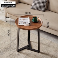 Vente chaude Double Couche Thé Table Basse De Luxe Meubles De Salon Multicolore Ménage Table Basse Hôtel Usage Domestique