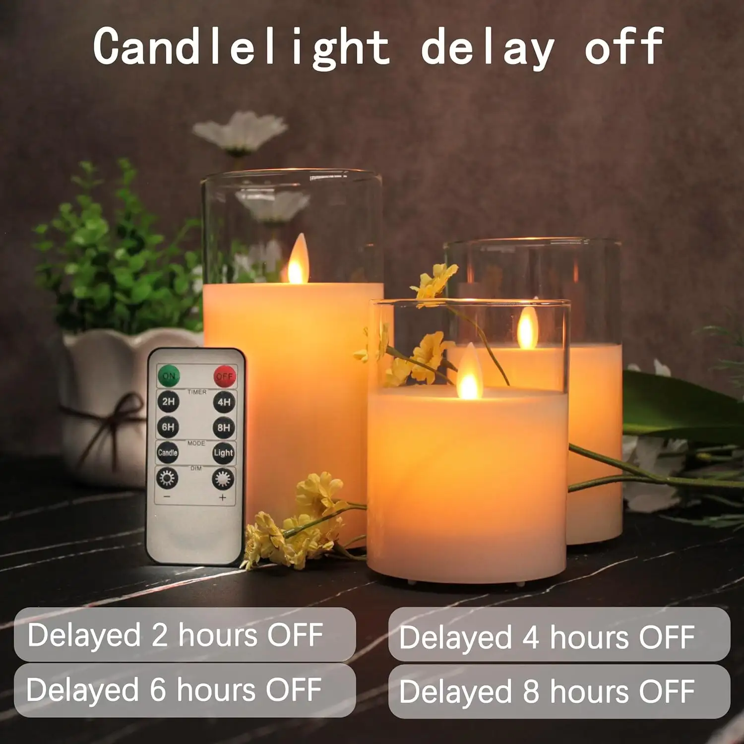 Vera cera LED candela senza fiamma elettronica luce ricaricabile USB candele telecomando finte Bougie Kerzen pilastro Velas